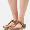 Birkenstock GIZEH BRAIDED FL REGULAR - Hausschuh - Cognac -Modeschuhe 8083d0fb30764eebba54d152ffa1c0b0