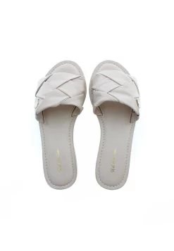 U.S. Polo Assn. Pantolette Flach - White Pepper -Modeschuhe 80865d9511c347df8da425b0801da8c9