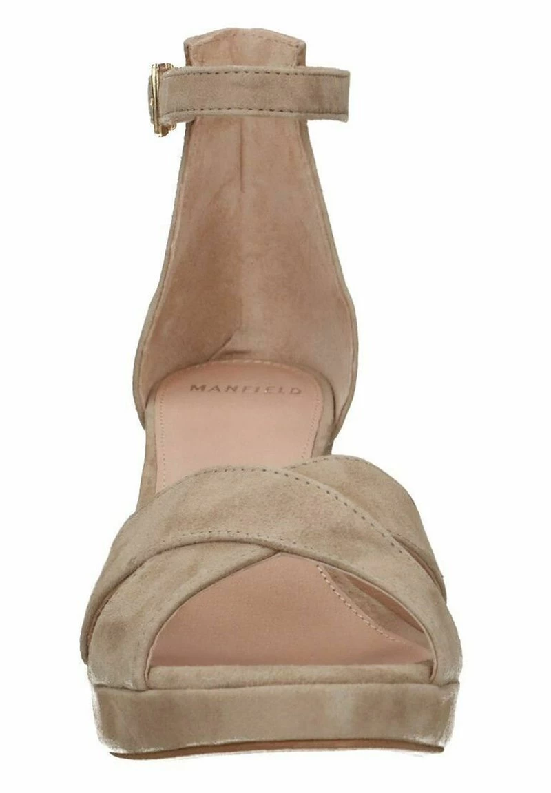 Riemensandalette - Beige 7 Riemensandalette - Beige – Bild 5
