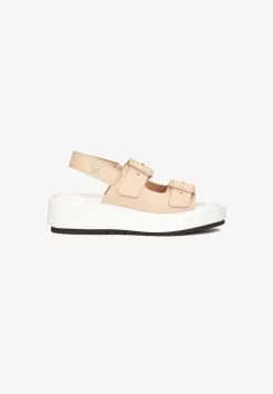 Kazar PERTH - Plateausandalette - Beige -Modeschuhe 811de49652834e5fb825a7e1074c6e31 1