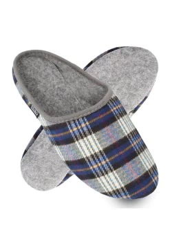 KLASSIKER - Hausschuh - Blau Kariert 13 KLASSIKER - Hausschuh - Blau Kariert -Modeschuhe 81578c4df0b948c88ef5485997f2ee66