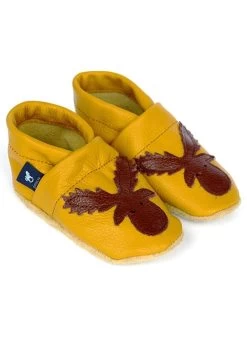 ELCH - Hausschuh - Gelb Braun -Modeschuhe 82dd74c7730146e4bd5ce30a599e84aa