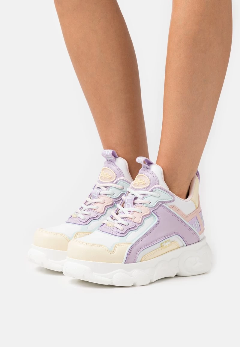 Buffalo CHAI - Sneaker Low - Off White/vanilla/purple 3 Buffalo CHAI - Sneaker Low - Off White/vanilla/purple