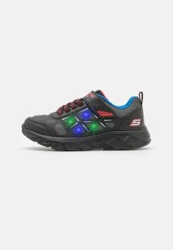 Skechers DYNAMIC FLASH UNISEX - Sneaker Low - Black/red/blue
