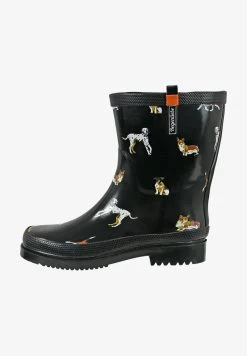 Gummistiefel - Schwarz -Modeschuhe 86aa935a2fe54f9b839e7cbbaa5f77bd