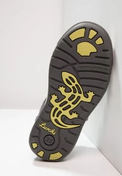 Lurchi BRUCE - Klettschuh - Charcoal/white -Modeschuhe 86bbd3eca3ff4507be721ddbba4b9604