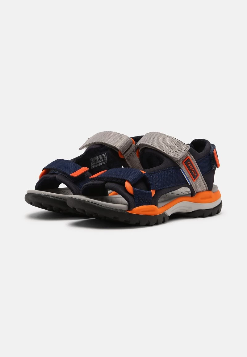 Geox BOREALIS BOY - Trekkingsandale - Navy/orange 4 Geox BOREALIS BOY - Trekkingsandale - Navy/orange – Bild 2