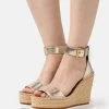 GLYN - Plateausandalette - Light Gold 1 GLYN - Plateausandalette - Light Gold -Modeschuhe 86f0cd659ee4424197be1a2dd6f74a12