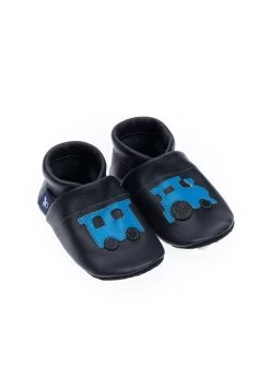 LOKOMOTIVE - Krabbelschuh - Dunkelblau / Hellblau -Modeschuhe 87563a1ef23f410cb5c1d94c4e012aa1