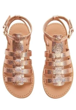 Mango Kids ROI - Riemensandalette - Gold -Modeschuhe 8819b3597248485bb346a3f9d7e12852