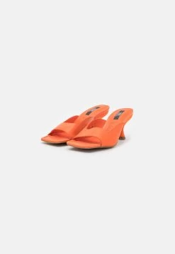 Marks & Spencer Pantolette Hoch - Tangerine -Modeschuhe 8b5e304443b14719bf54bbea2a113f43