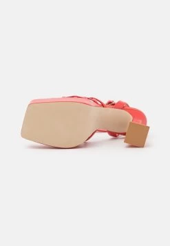 Jeffrey Campbell MODEST - High Heel Sandalette - Coral -Modeschuhe 8c54f77f387e4084a4ca11bfbba7edf0