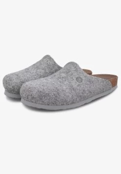 Genuins Pantolette Flach - Hellgrau 10 Genuins Pantolette Flach - Hellgrau -Modeschuhe 8cbac2a74b444c608a4c1499e99b6a37