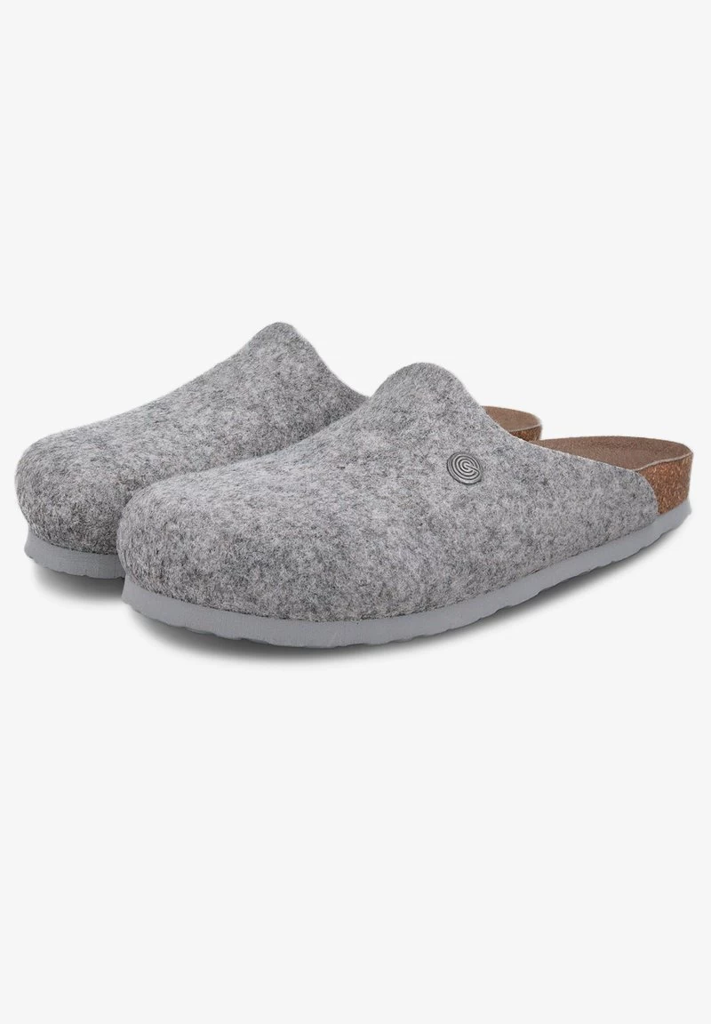 Genuins Pantolette Flach - Hellgrau 5 Genuins Pantolette Flach - Hellgrau – Bild 3