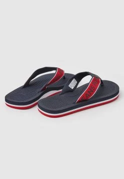 Pepe Jeans OFF BEACH BRAND TAPE - Bade-Zehentrenner - Navy -Modeschuhe 8eecbd73b9054a2e9b03f8bda42780a9