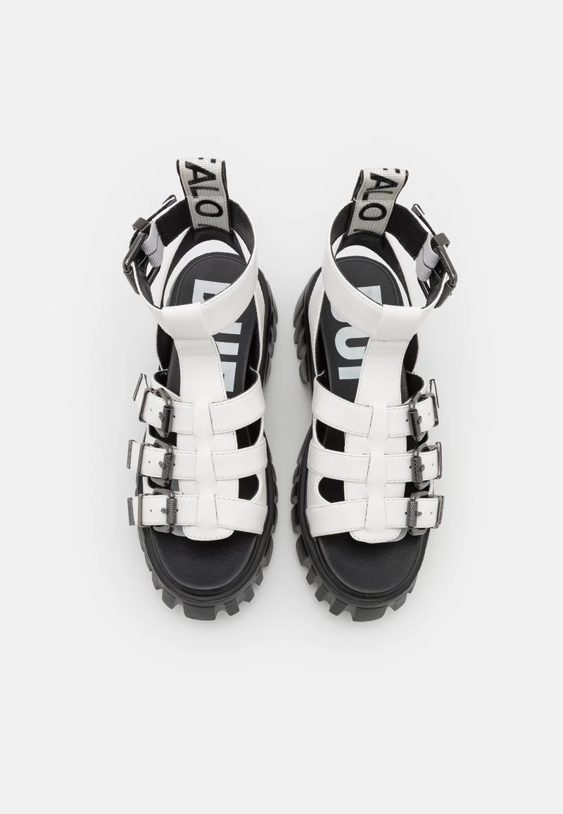 Buffalo VEGAN LION TEETH - Plateausandalette - White 8 Buffalo VEGAN LION TEETH - Plateausandalette - White – Bild 6