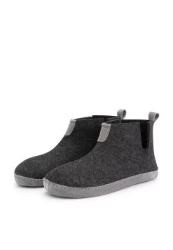 STAY-HOME - Hausschuh - Dark Grey -Modeschuhe 92a2029067ae4a89bb4ffb2d0701e59e