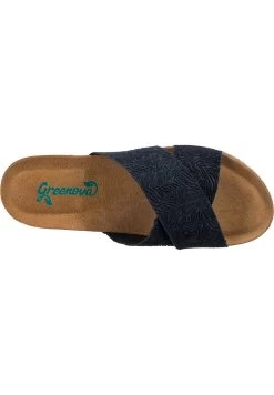 LEIRIA - Pantolette Flach - Dunkelblau -Modeschuhe 93b074b1aa134c02909c824af5e51e02