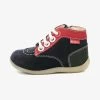 Kickers BONZIP - Lauflernschuh - Marine Rouge