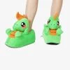 PLÜSCH-TIER-PANTOFFELN - Hausschuh - Byte Der Dinosaurier Grün -Modeschuhe 953b832f8adf414ca93e239d6655eb18