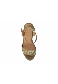 Tom Tailor Keilsandalette - Khaki -Modeschuhe 97f29b72cf614f9690688d4d2fb6ebbc