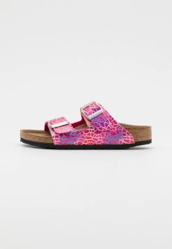 Birkenstock ARIZONA KIDS FLASHY HOLOGRAM VEGAN - Pantolette Flach - Pink
