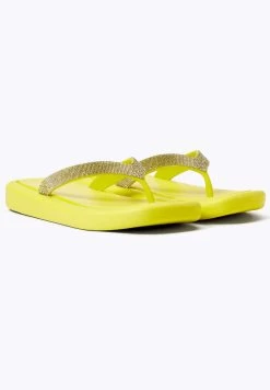 Oysho JEWEL BEACH - Zehentrenner - Yellow -Modeschuhe 989ab4d973354badbbbd752b0b088142