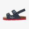 Pepe Jeans BIO DOUBLE KANSAS BK - Zehentrenner - Navy -Modeschuhe 99cb5378e9d8406ab60d3bcca06a3329