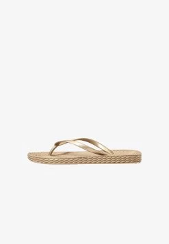 Oysho Zehentrenner - Gold -Modeschuhe 9d48c69f9f9741139fdd0411bb7ab42a