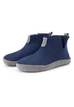 STAY HOME - Hausschuh - Navy -Modeschuhe 9d9d016173f741be8329c3b00f26e916