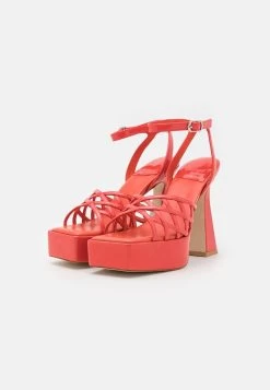 Jeffrey Campbell MODEST - High Heel Sandalette - Coral -Modeschuhe 9ea3d5839f414643acb7ce27dad5d615