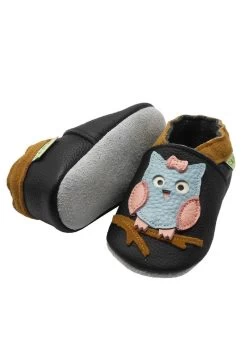 KRABBELSCHUHE - Lauflernschuh - Schwarz -Modeschuhe 9fd6514a00ab4c7d907e121224c5ab71