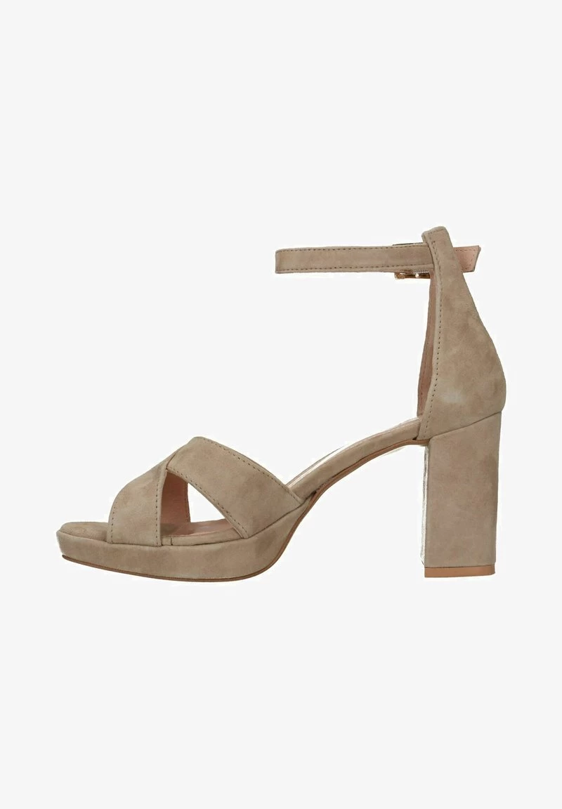 Riemensandalette - Beige 3 Riemensandalette - Beige