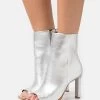 Bronx NEW ALADIN - Stiefelette - Silver -Modeschuhe a1b5cee10aa844dea9d6a524fae24b7e