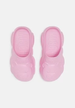 MOSCHINO Pantolette Flach - Pink -Modeschuhe a20ce3453d3a49a7a5f430c8da8f52ab