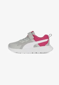 Puma MIT ALTERNATIVEN VERSCHLUSS FÜR KINDER - Sneaker Low - Cool Light Gray-/white/glowing Pink