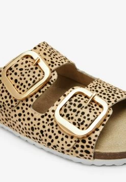 Next DOUBLE STRAP - Pantolette Flach - Animal -Modeschuhe a2e853ec355049e8970e1907f9970fc9
