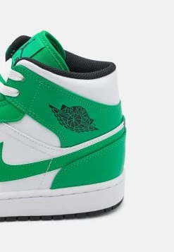 AIR JORDAN 1 MID - Sneaker High - Lucky Green/black/white -Modeschuhe a3b7d578c4eb4442ad8e9fa05222a3c4