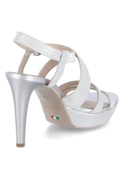 NeroGiardini Plateausandalette - Silber -Modeschuhe a3dedf097c5e4b689e21104e276f5b27