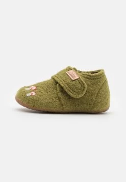 BABYKLETTSCHUH IGEL UND PILZ UNISEX - Hausschuh - Olive Oil