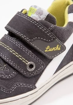 Lurchi BRUCE - Klettschuh - Charcoal/white -Modeschuhe a6e1c9cf9ad04b3ca983fac77b2cd2d1