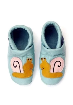 SCHNECKE - KRABBELSCHUH - Krabbelschuh - Hellblau -Modeschuhe a72dbf00a2ab43d281a5b985332ec4cd