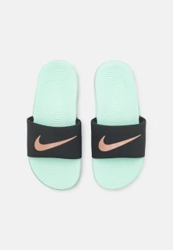 Nike Performance KAWA SLIDE UNISEX - Badesandale - Off Noir/metallic Red Bronze/mint Foam -Modeschuhe a759c2e80da54bf596f2907245b054b5