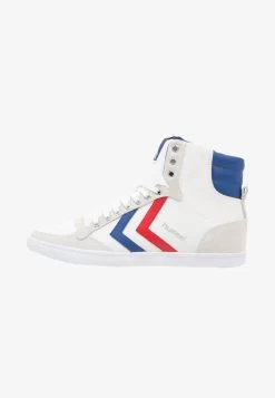 Hummel SLIMMER STADIL - Sneaker High - White/blue/red