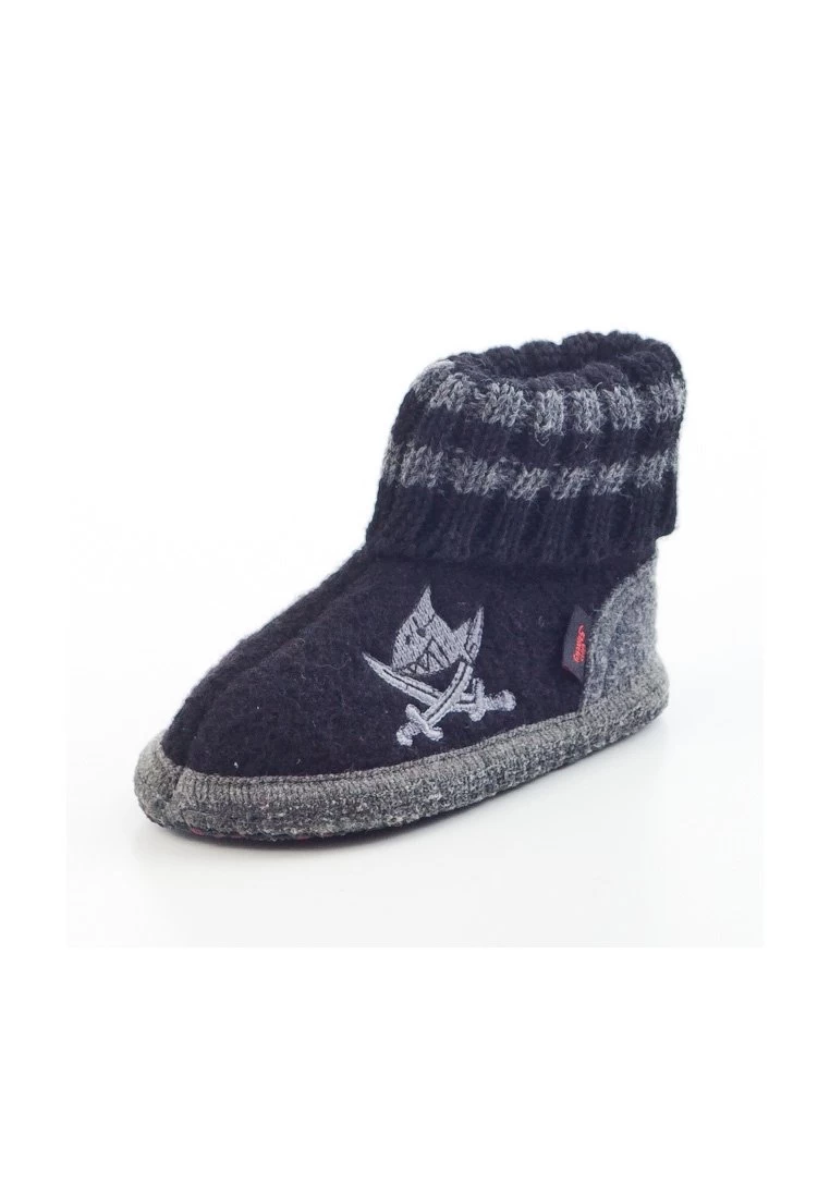 Hausschuh - Schwarz 3 Hausschuh - Schwarz