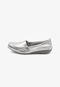 Mokassin - Silber 10 Mokassin - Silber -Modeschuhe ab8a78b166124f5187264b8d640c9e08