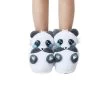 PLÜSCH-TIER-PANTOFFELN - Hausschuh - Mei Der Panda Blau Weiß