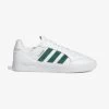Adidas Originals TYSHAWN - Sneaker Low - Cloud White Collegiate Green Gold Metallic -Modeschuhe ad6d6dc1b6374911933c89dd4408804c