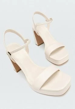 Stradivarius MIT ABSATZ UND PLATEAU - Brautschuh - Off White -Modeschuhe ae22517366424de69e33a2dcb18f6e75
