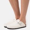 Monki Pantolette Flach - Beige Dusty Light -Modeschuhe b1fb67a598f2487dbb410ad47fd89fd2
